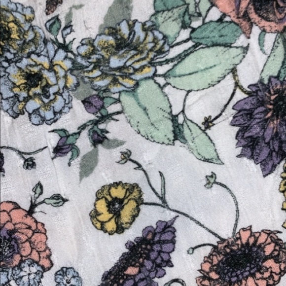 Floral off the shoulder top - Picture 2 of 4